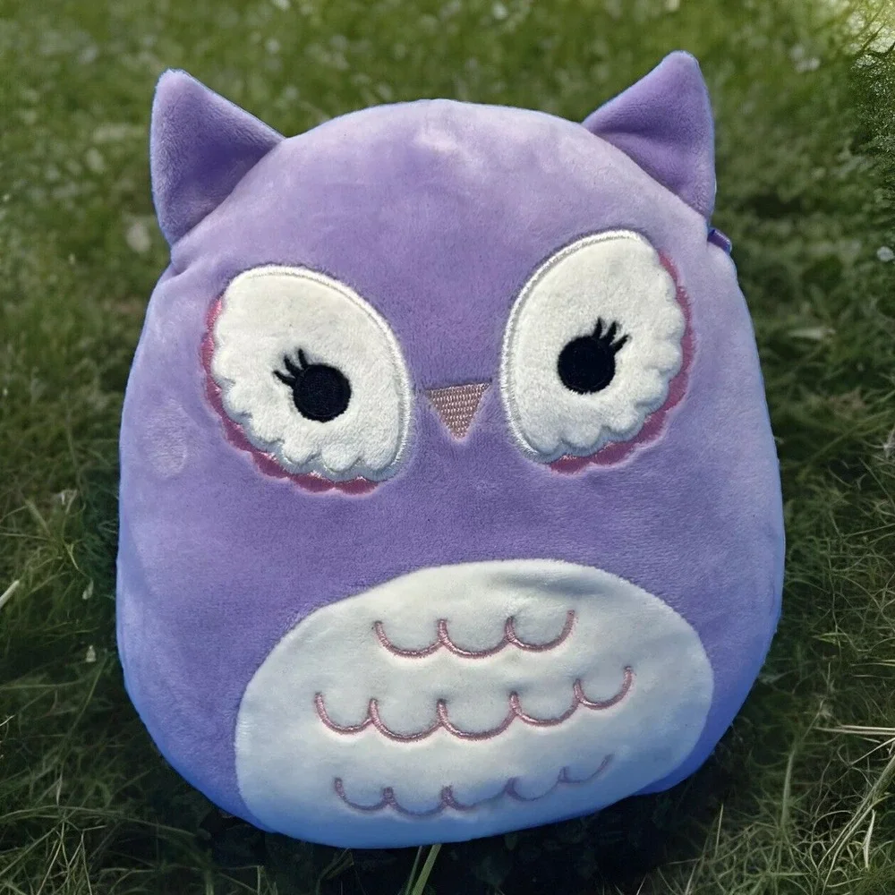 Squishmallows KellyToy MIRANDA the Purple Pink Owl 8in. Plush Stuffed Animal Toy
